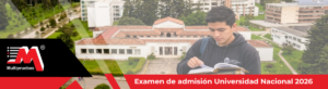 Examen de admisión Universidad Nacional 2026